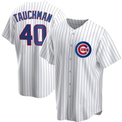 Men's Mike Tauchman Chicago Cubs Replica White Home Jersey