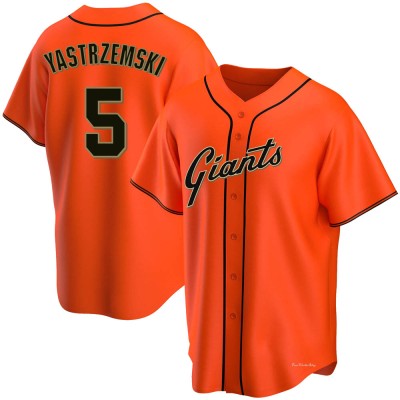 Men's Mike Yastrzemski San Francisco Giants Replica Orange Alternate Jersey