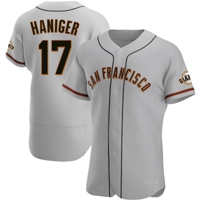 Men's Mitch Haniger San Francisco Giants Authentic Gray Road Jersey