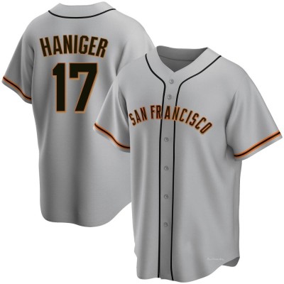 Men's Mitch Haniger San Francisco Giants Replica Gray Road Jersey