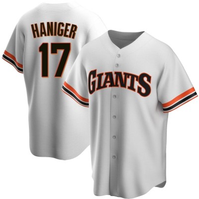 Men's Mitch Haniger San Francisco Giants Replica White Home Cooperstown Collection Jersey