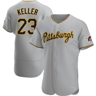 Men's Mitch Keller Pittsburgh Pirates Authentic Gray Road Jersey