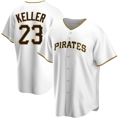 Men's Mitch Keller Pittsburgh Pirates Replica White Home Jersey