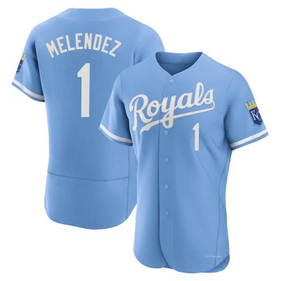 Men's MJ Melendez Kansas City Royals Authentic Light Blue 2022 Alternate Jersey