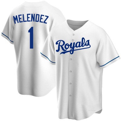 Men's MJ Melendez Kansas City Royals Replica White Home Jersey