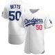 Men's Mookie Betts Los Angeles Dodgers Authentic White Home Jersey