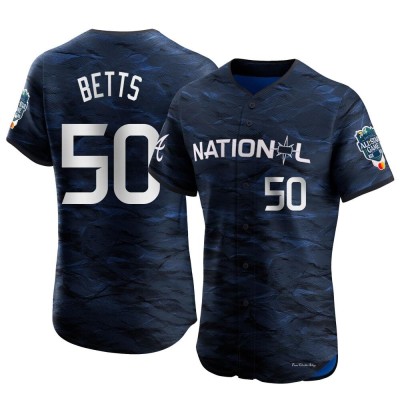 Men's Mookie Betts Los Angeles Dodgers Elite Royal National League Game Vapor Premier 2023 All-Star Jersey