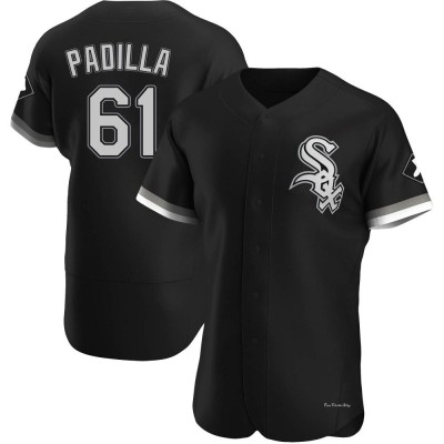 Men's Nicholas Padilla Chicago White Sox Authentic Black Alternate Jersey