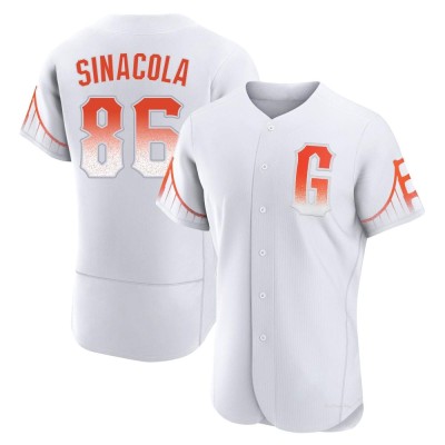 Men's Nicholas Sinacola San Francisco Giants Authentic White 2021 City Connect Jersey