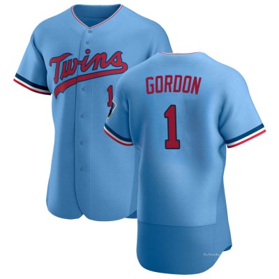 Men's Nick Gordon Minnesota Twins Authentic Light Blue Alternate Jersey