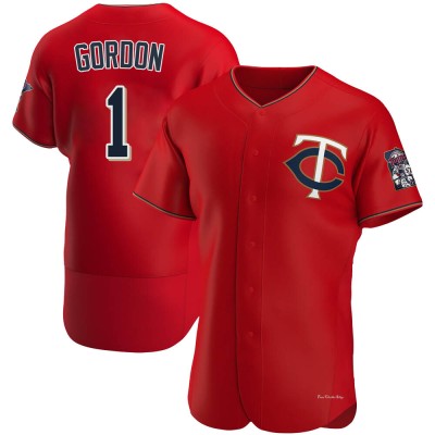 Men's Nick Gordon Minnesota Twins Authentic Red Alternate Jersey