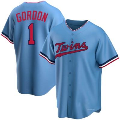 Men's Nick Gordon Minnesota Twins Replica Light Blue Alternate Jersey