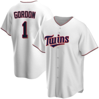 Men's Nick Gordon Minnesota Twins Replica White Home Jersey