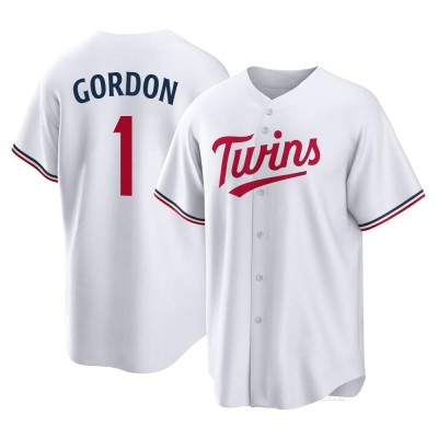 Men's Nick Gordon Minnesota Twins Replica White Home Jersey