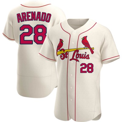 Men's Nolan Arenado St. Louis Cardinals Authentic Cream Alternate Jersey