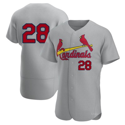 Men's Nolan Arenado St. Louis Cardinals Authentic Gray Road Jersey