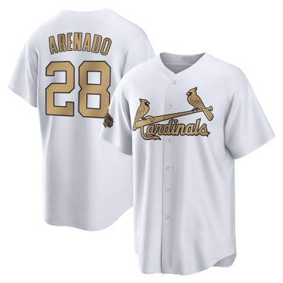 Men's Nolan Arenado St. Louis Cardinals Game White Replica 2022 All-Star Jersey