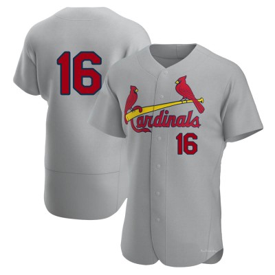 Men's Nolan Gorman St. Louis Cardinals Authentic Gray Road Jersey