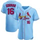 Men's Nolan Gorman St. Louis Cardinals Authentic Light Blue Alternate Jersey