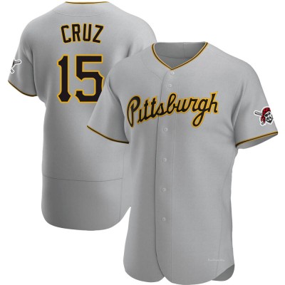 Men's Oneil Cruz Pittsburgh Pirates Authentic Gray Road Jersey