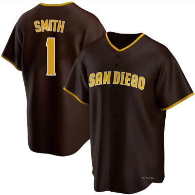 Men's Ozzie Smith San Diego Padres Replica Brown Road Jersey