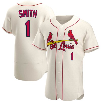 Men's Ozzie Smith St. Louis Cardinals Authentic Cream Alternate Jersey