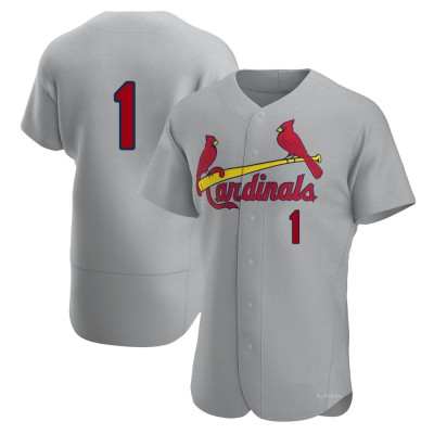 Men's Ozzie Smith St. Louis Cardinals Authentic Gray Road Jersey