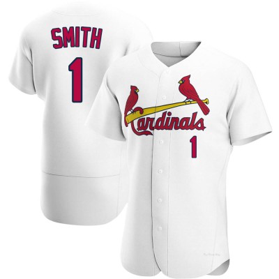 Men's Ozzie Smith St. Louis Cardinals Authentic White Home Jersey