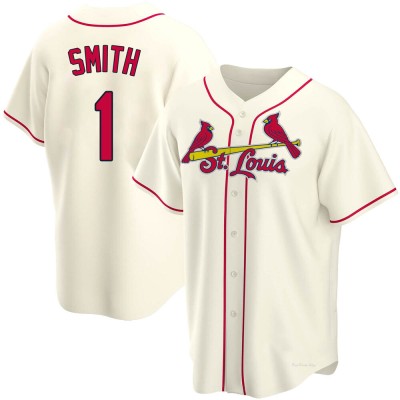 Men's Ozzie Smith St. Louis Cardinals Replica Cream Alternate Jersey