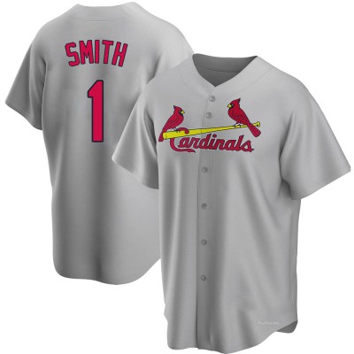 Men's Ozzie Smith St. Louis Cardinals Replica Gray Road Jersey