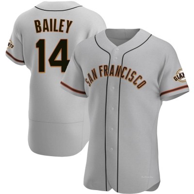 Men's Patrick Bailey San Francisco Giants Authentic Gray Road Jersey