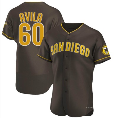 Men's Pedro Avila San Diego Padres Authentic Brown Road Jersey