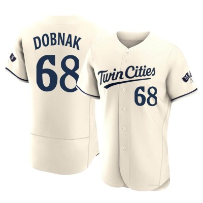 Men's Randy Dobnak Minnesota Twins Authentic Cream Alternate 2023 Jersey