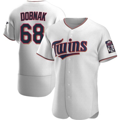 Men's Randy Dobnak Minnesota Twins Authentic White Home Jersey