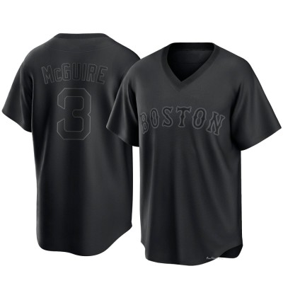 Men's Reese McGuire Boston Red Sox Replica Black Pitch Fashion Jersey