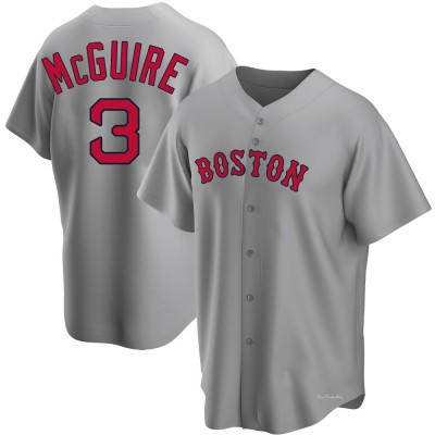 Men's Reese McGuire Boston Red Sox Replica Gray Road Jersey