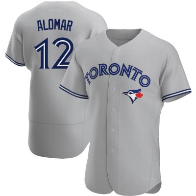 Men's Roberto Alomar Toronto Blue Jays Authentic Gray Road Jersey