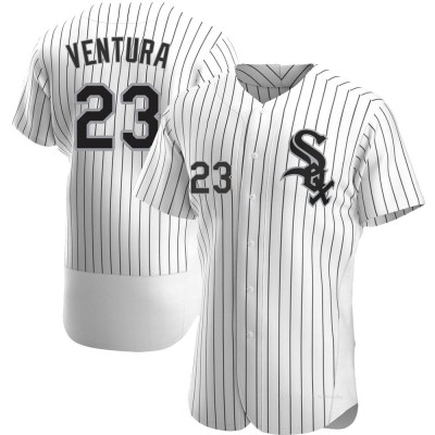 Men's Robin Ventura Chicago White Sox Authentic White Home Jersey