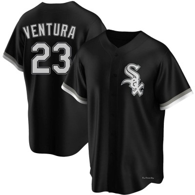 Men's Robin Ventura Chicago White Sox Replica Black Alternate Jersey