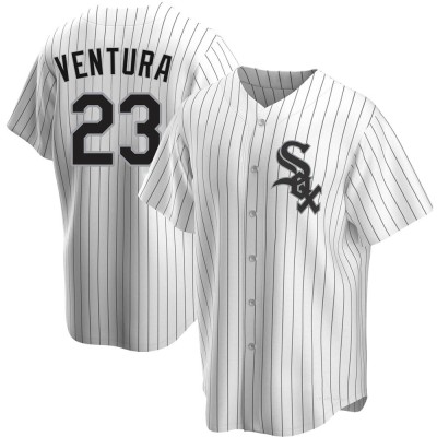 Men's Robin Ventura Chicago White Sox Replica White Home Jersey