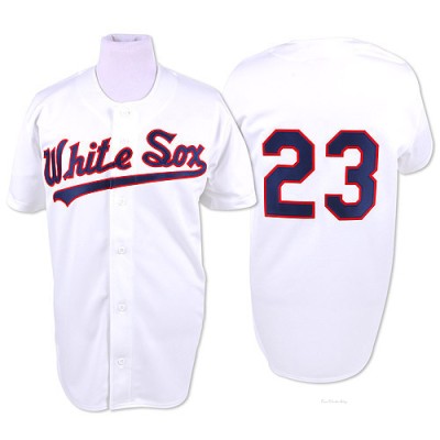 Men's Robin Ventura Chicago White Sox Replica White Throwback Jersey