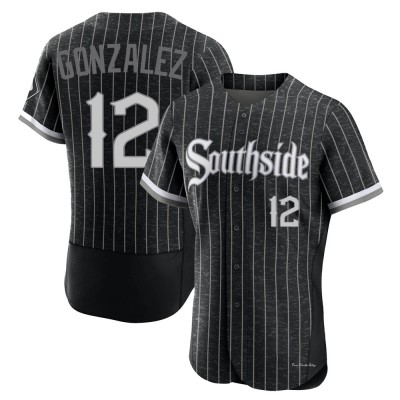 Men's Romy Gonzalez Chicago White Sox Authentic Black 2021 City Connect Jersey