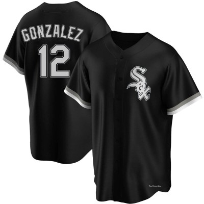 Men's Romy Gonzalez Chicago White Sox Replica Black Alternate Jersey