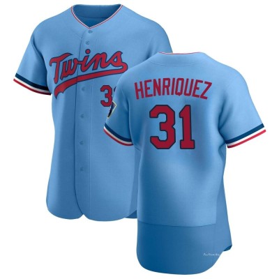 Men's Ronny Henriquez Minnesota Twins Authentic Light Blue Alternate Jersey