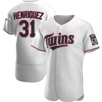 Men's Ronny Henriquez Minnesota Twins Authentic White Home Jersey