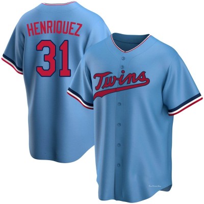 Men's Ronny Henriquez Minnesota Twins Replica Light Blue Alternate Jersey