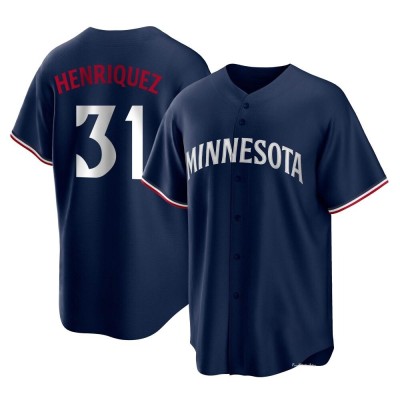 Men's Ronny Henriquez Minnesota Twins Replica Navy Alternate Jersey