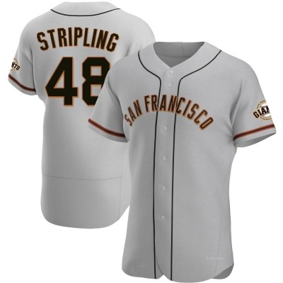 Men's Ross Stripling San Francisco Giants Authentic Gray Road Jersey