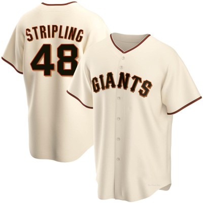 Men's Ross Stripling San Francisco Giants Replica Cream Home Jersey