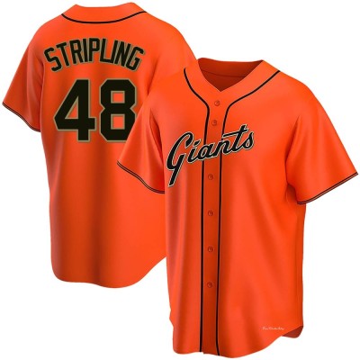 Men's Ross Stripling San Francisco Giants Replica Orange Alternate Jersey